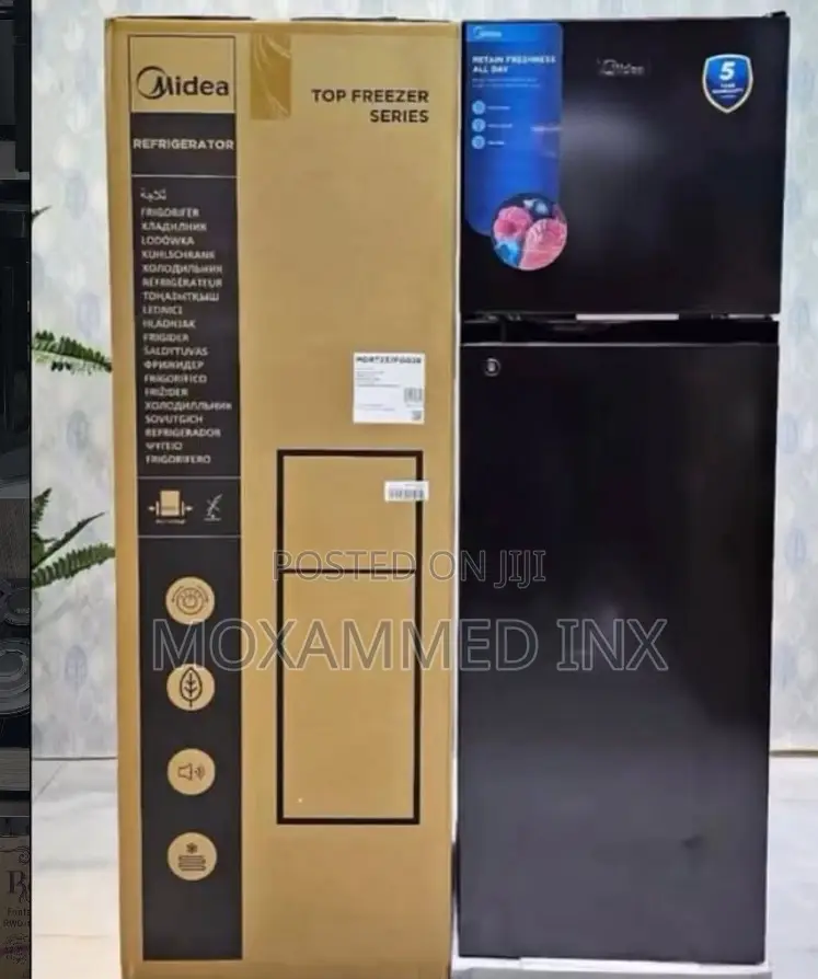 Midea Fridge 173L2 Years warrantyFree Delivery (Usafiri Ni Bure) In