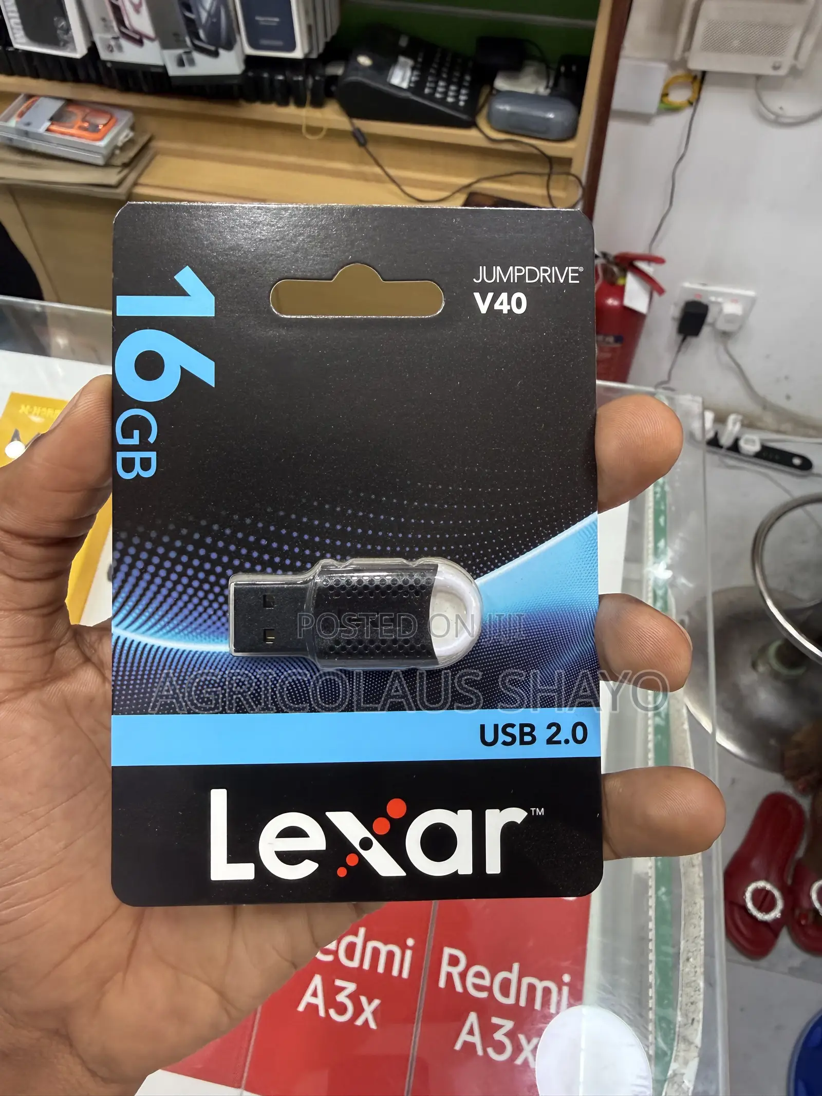 Original Lexar JumpDrive V40 16GB USB 2.0 Flash Drive