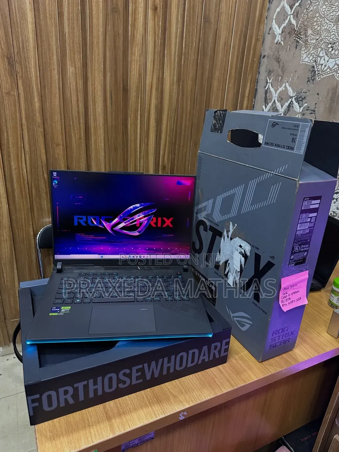 New Laptop Asus ROG Strix G16 32GB Intel Core Ultra 9 SSD 1T