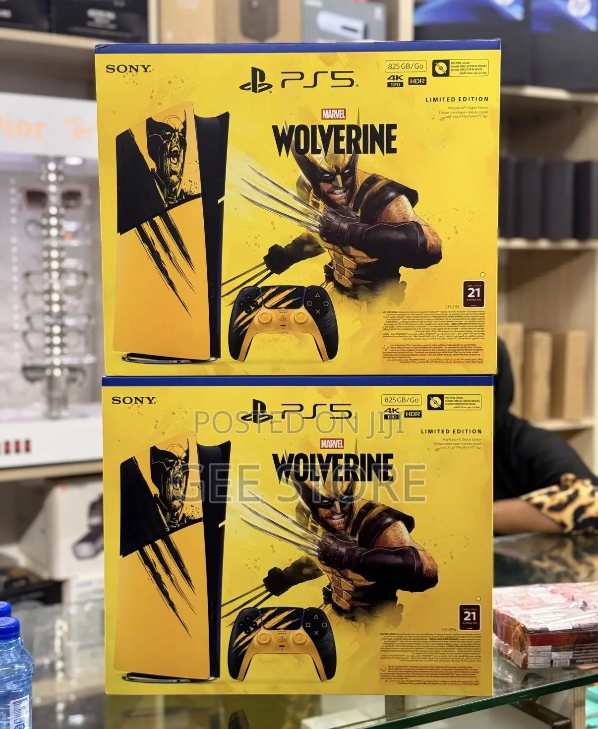 PlayStation 5 Digital Edition Marvel's Wolverine Battle Yellow