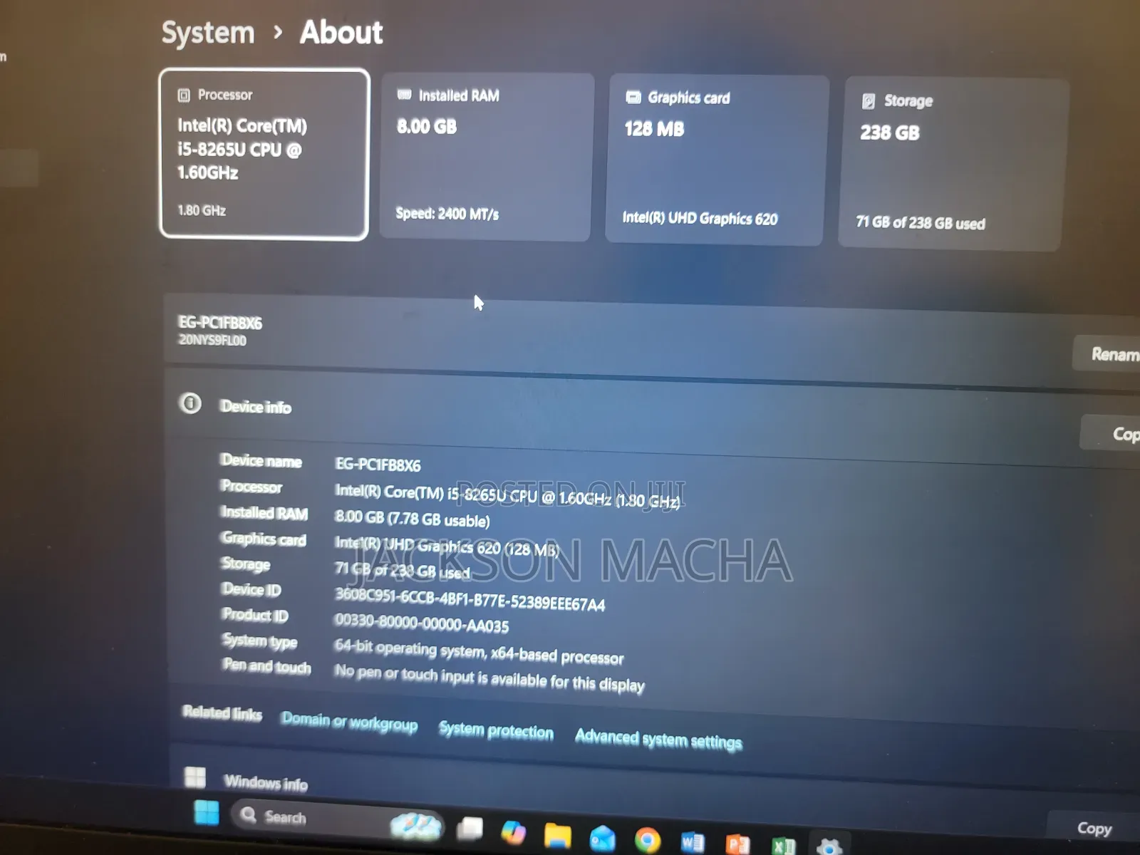 Laptop Lenovo ThinkPad T490s 8GB Intel Core Ultra 5 SSD 256GB