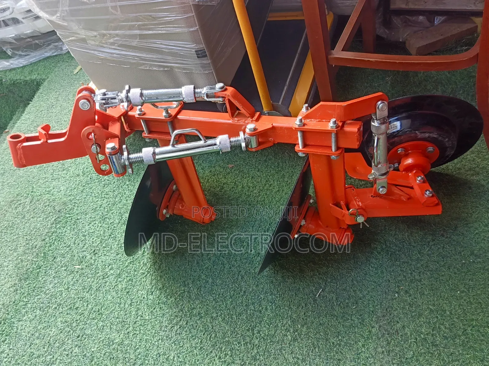 Power Tiller 2-Disc Plow Attachment Designed for Use With a Walking T6
