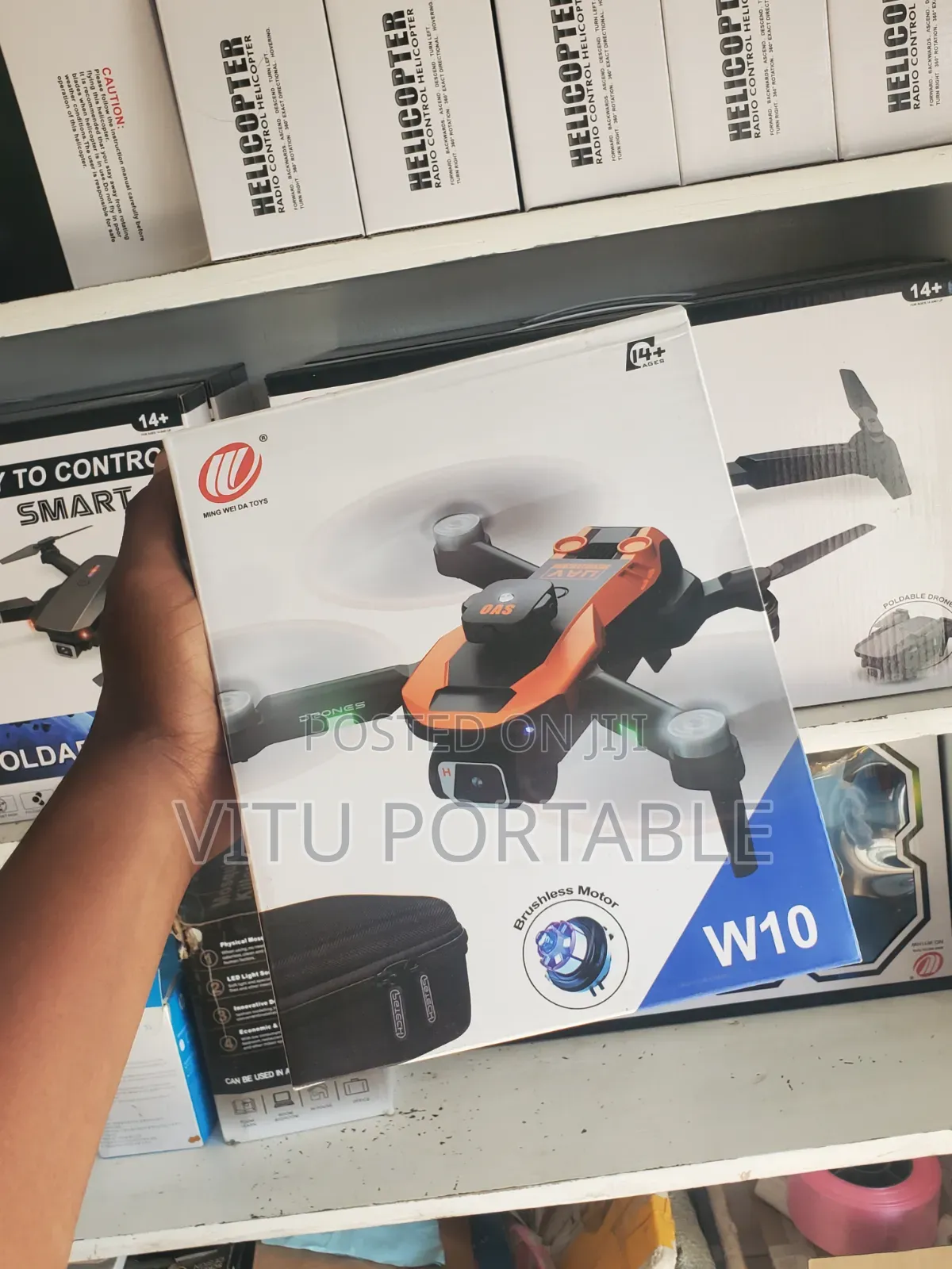 W10 Portable Drone Ni Nzuri Sana Kutoa Stress