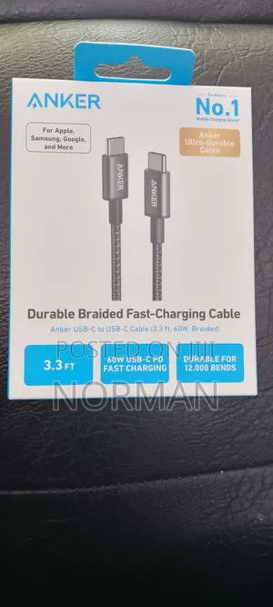 Durable Braided Fast - Charging Cable