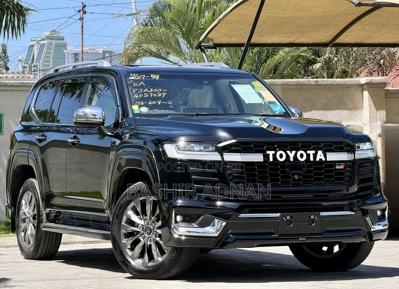Toyota Land Cruiser LC300 2023 Matt Black