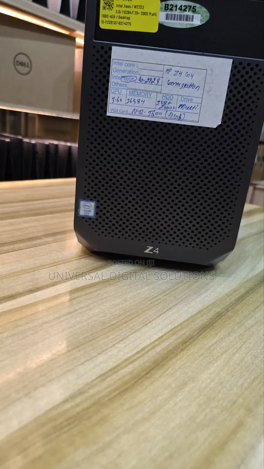 Desktop Computer HP Z4 G4 16GB Intel Xeon HDD+SSD 2T