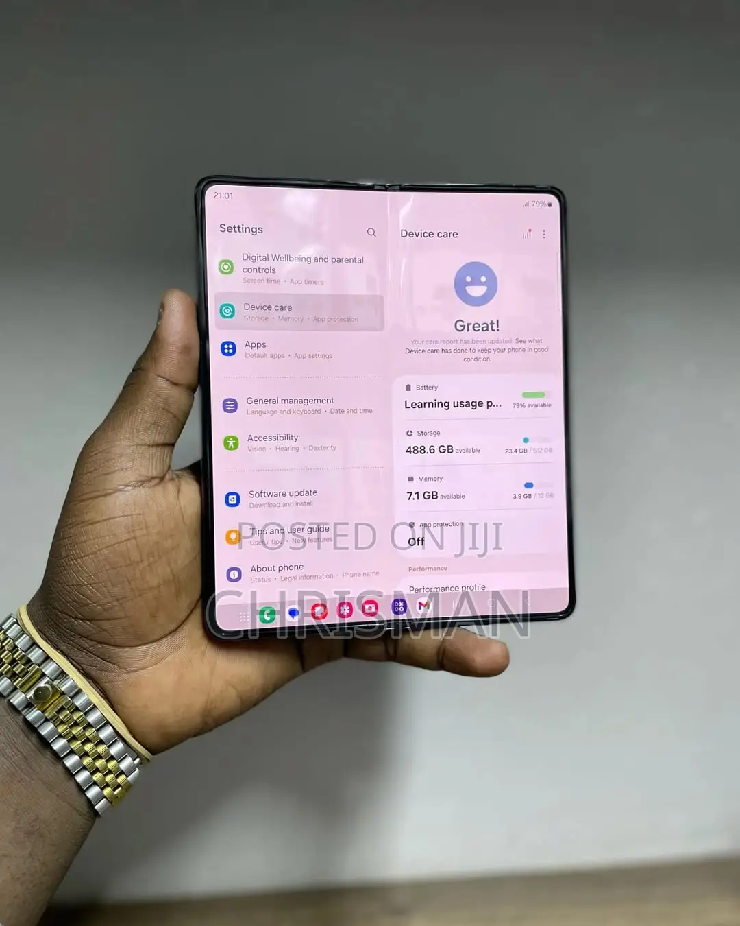 New Samsung Galaxy Z Fold4 512 GB Black