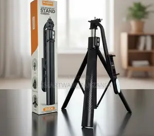 Plokama Live Broadcast Stand Adjustable Tripod 200cm Black Aluminum