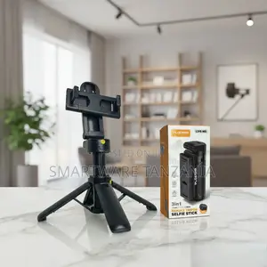Plokartin 3-in-1 Selfie Stick With Tripod and Phone Holder, 100cm
