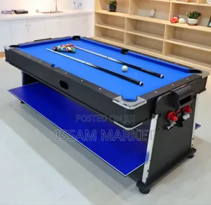 4in 1 Rotating Pool Table,Air Hockey,Tennis Table and Dining Top