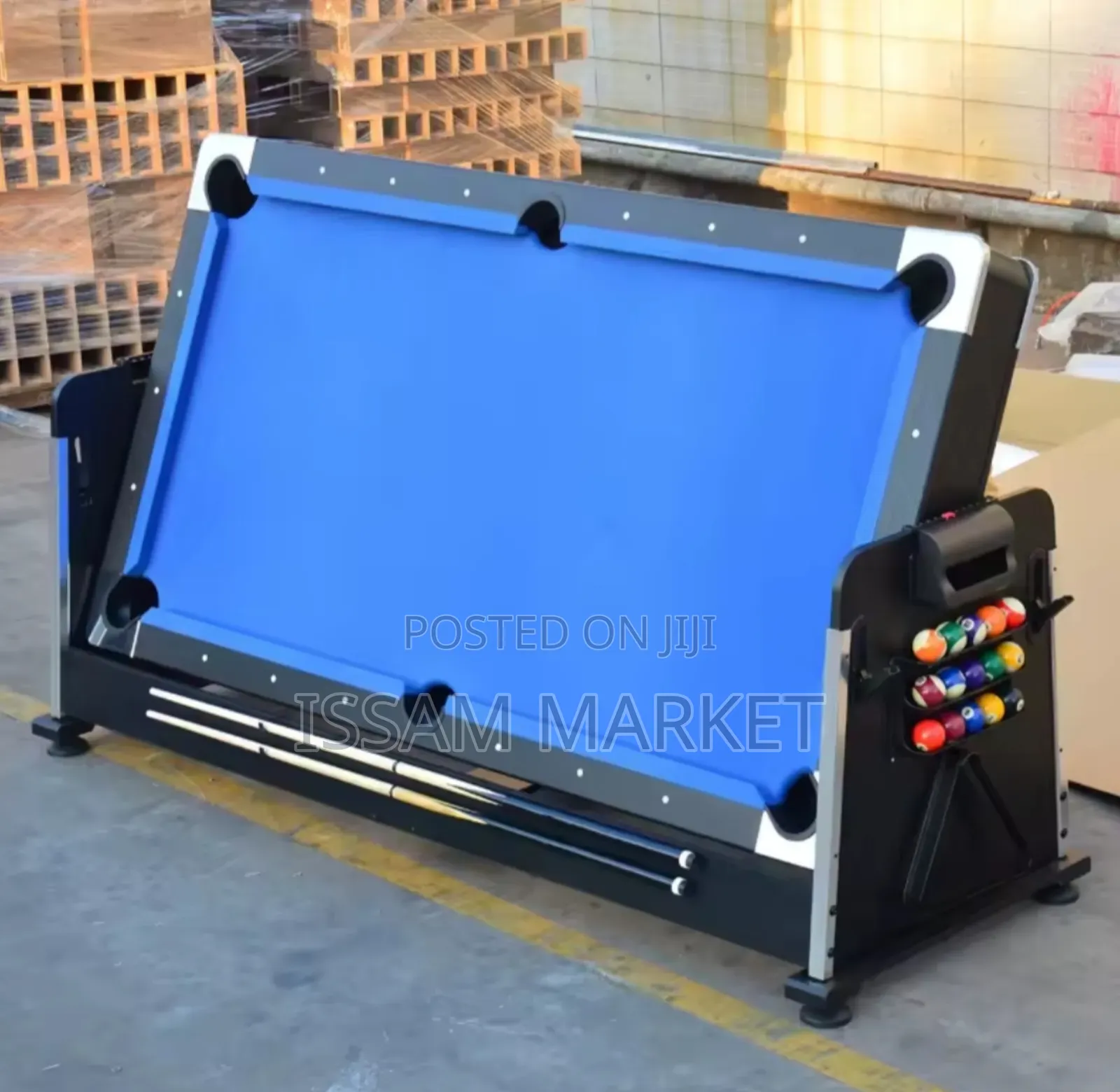 4in 1 Rotating Pool Table,Air Hockey,Tennis Table and Dining Top