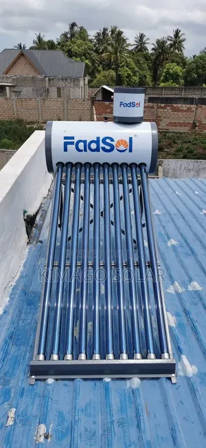 Solar Water Heater 10 Vacuum Tubes 100L