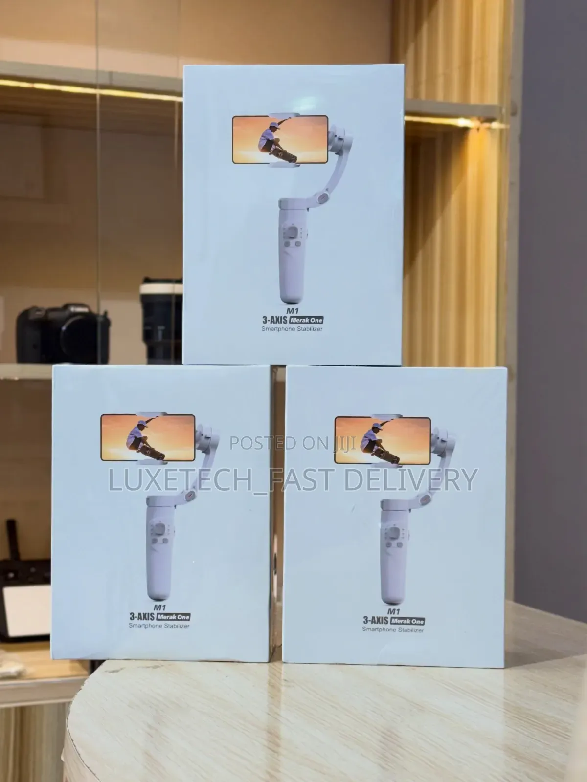 Merak M1 3-Axis Smartphone Gimbal Stabilizer for Content Creators