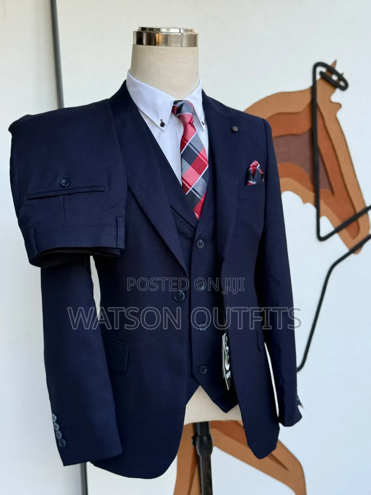 3 Colours Maroon Dark Grey and Dark Blue Men's Suits Turkey Materials
