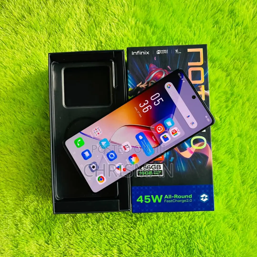 New Infinix Note 40 Pro 5G 256 GB Black
