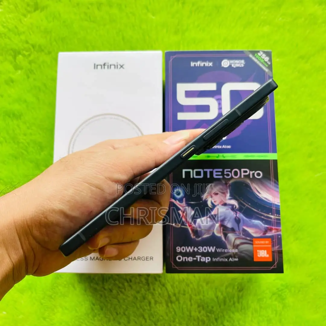 New Infinix Note 50 Pro 256 GB Black