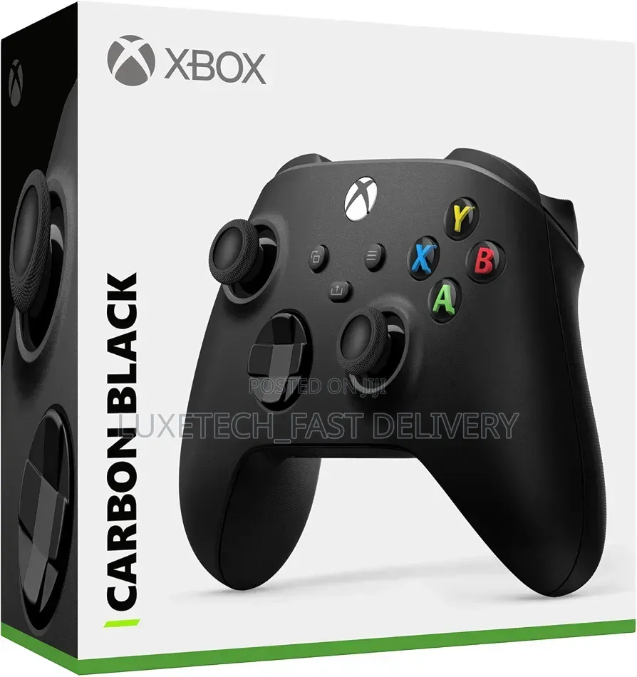 Xbox Wireless Controller Carbon Black – Series X|S, One, PC, Bluetooth