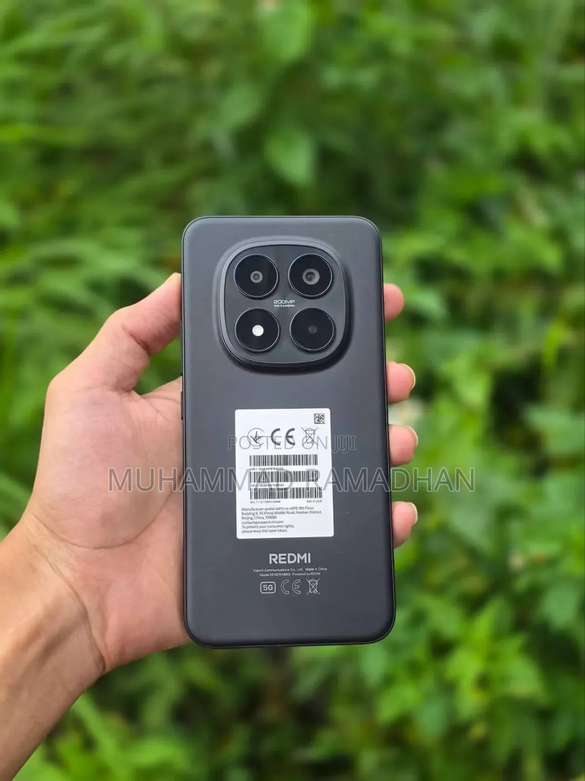New Xiaomi Redmi Note 15 Pro+ 256 GB Black