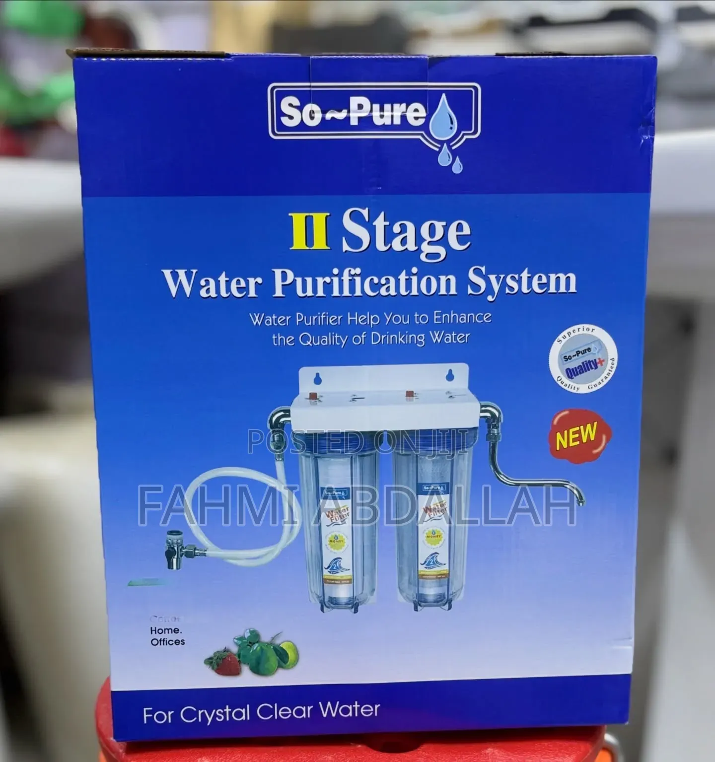 Brand New 10-Inch Double Water Filter System - Clean Safe Water