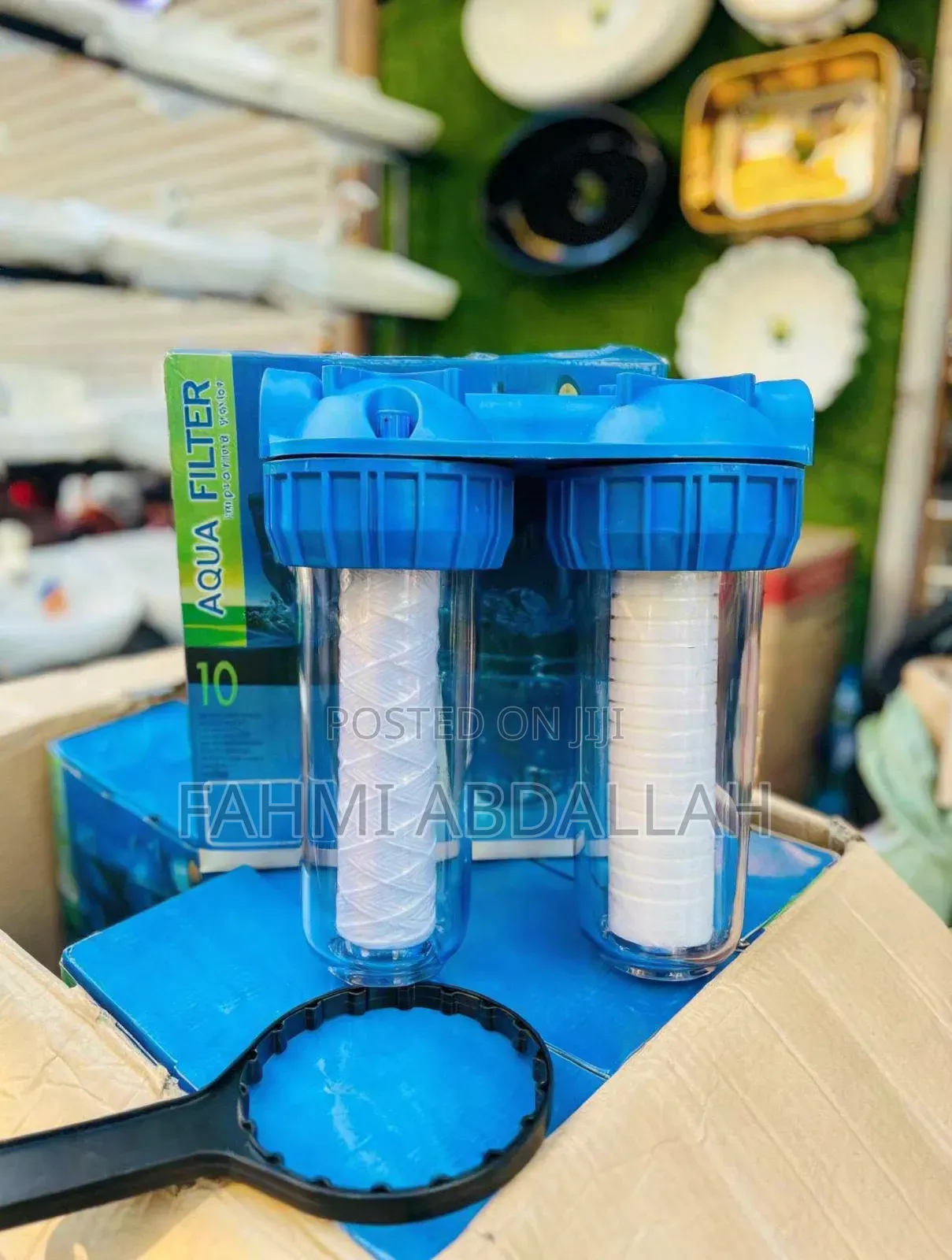 Brand New 10-Inch Double Water Filter System - Clean Safe Water