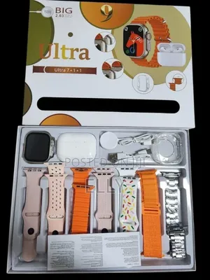Smart Watch Ultra 9 Saa Ya Mikanda 7+pods+wireless Chager