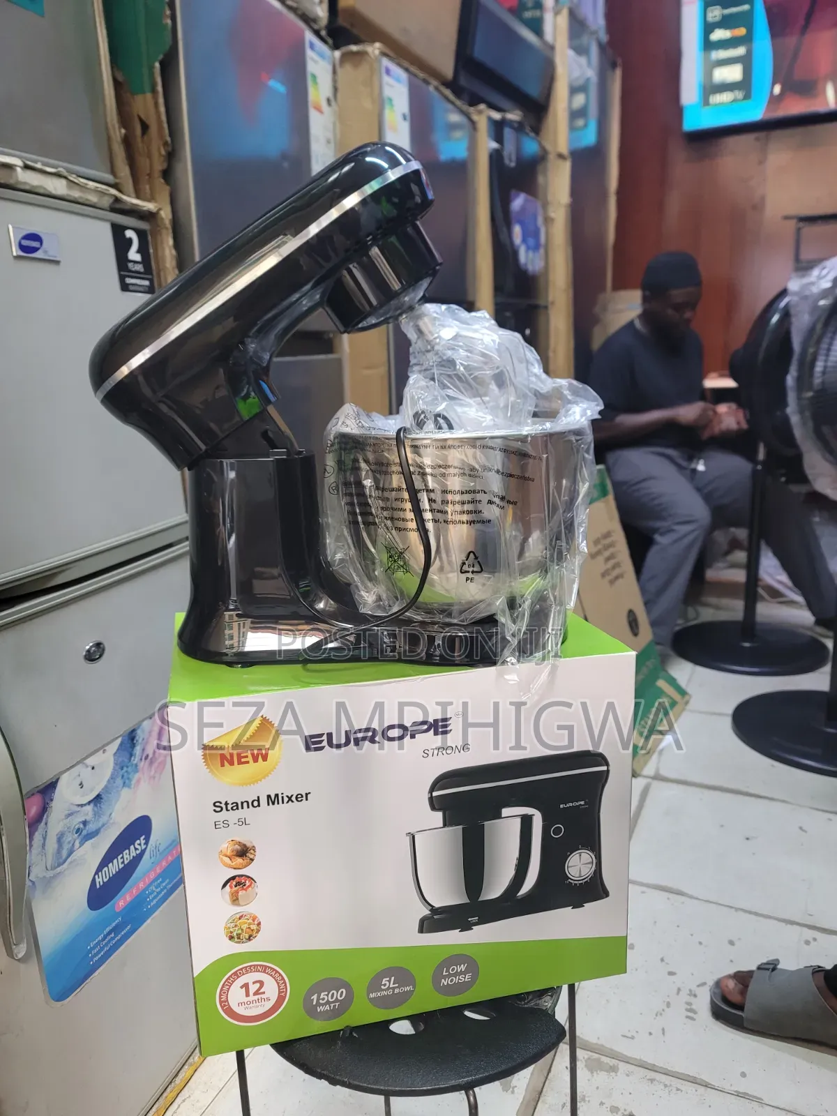 EUROPE Strong Stand Mixer – Mkombozi Wa Jikoni Yako!"
​