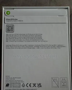 New Apple iPhone 18 Pro Max 2 TB Silver