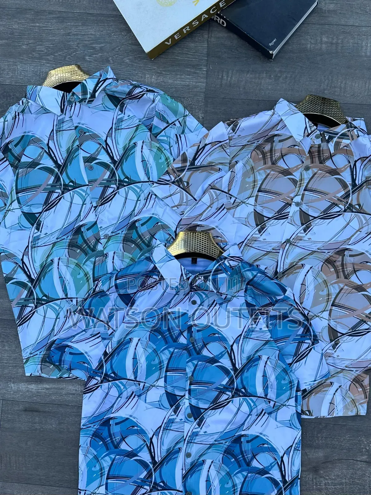Men's New and Original Shirts Short-Sleeved HOTLY Multi-Coloured