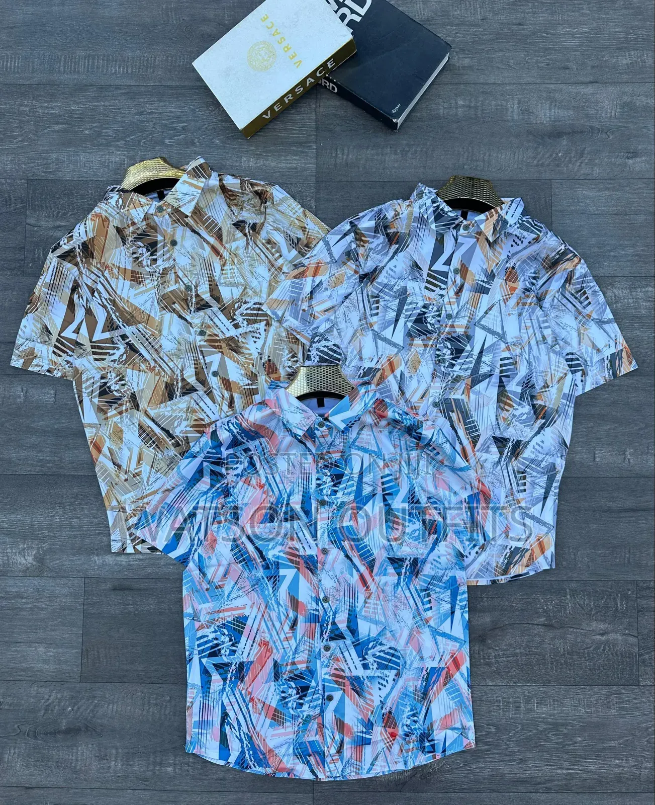Men's New and Original Shirts Short-Sleeved HOTLY Multi-Coloured