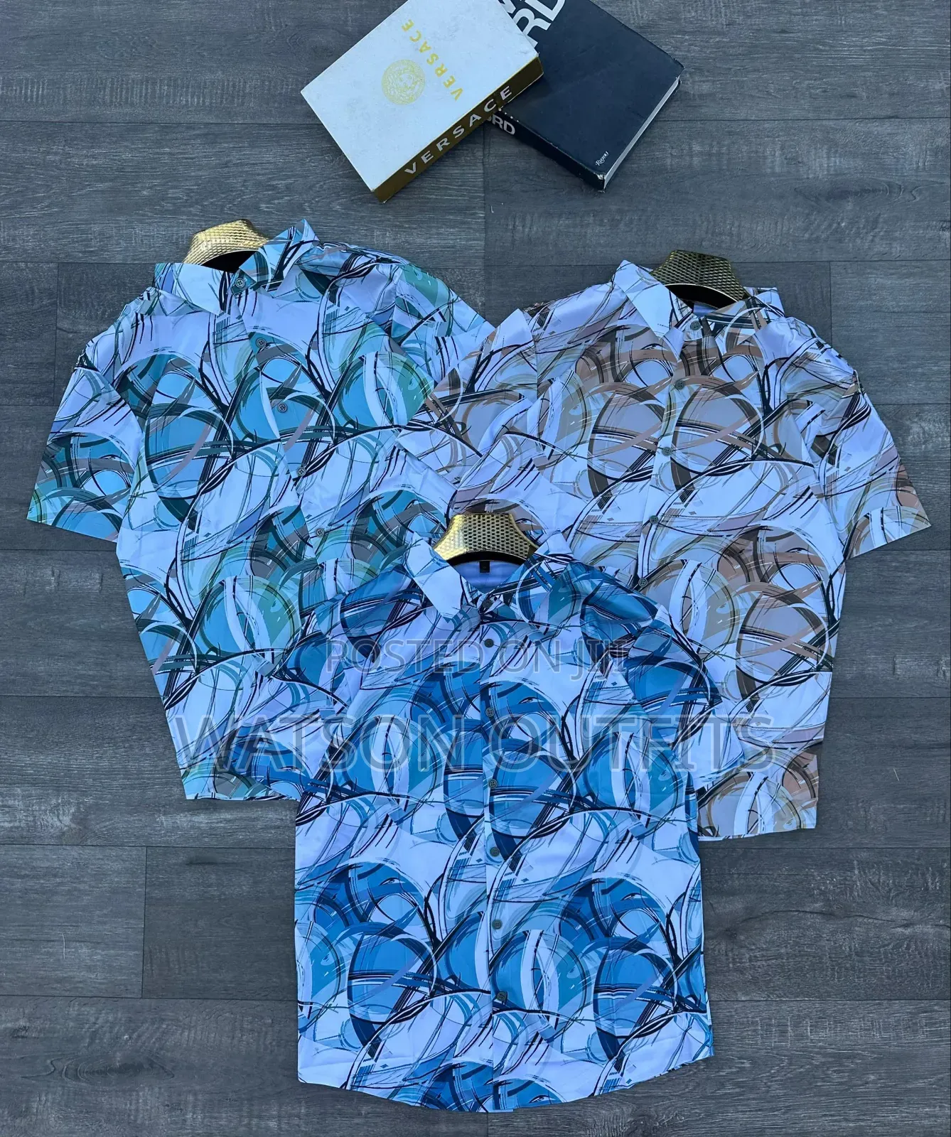 Men's New and Original Shirts Short-Sleeved HOTLY Multi-Coloured