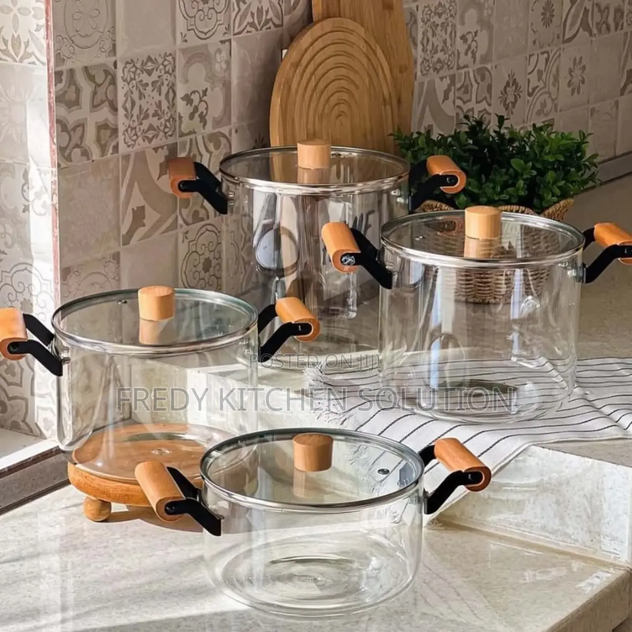*#High Borosilicate Glass Cooking Pot* Capacity: