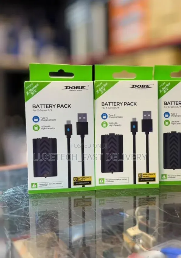 DOBE Xbox Series X|S Rechargeable Battery Pack 1200mAh Charging Kit