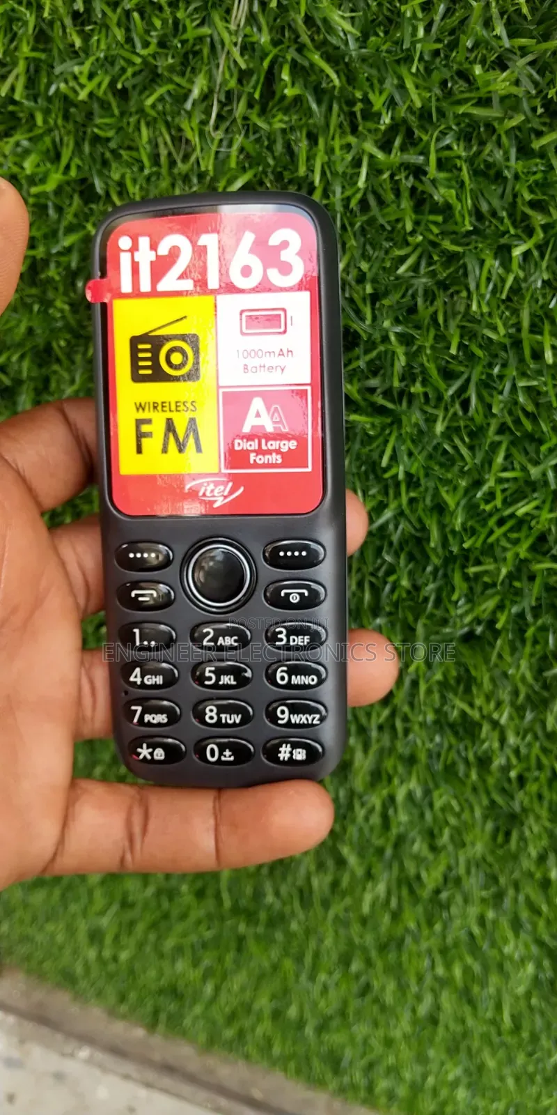 New Itel it2163 Black