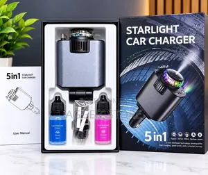 Starlight Car Charger and Diffuser (5-in-1 Multifunctional Kit)