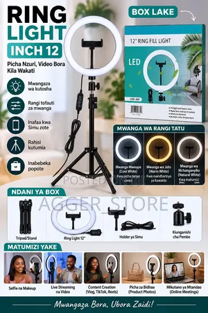 12-Inch LED Ringlight Kit
