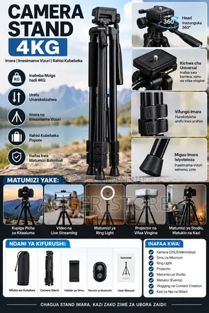360° Camera Tripod Stand
