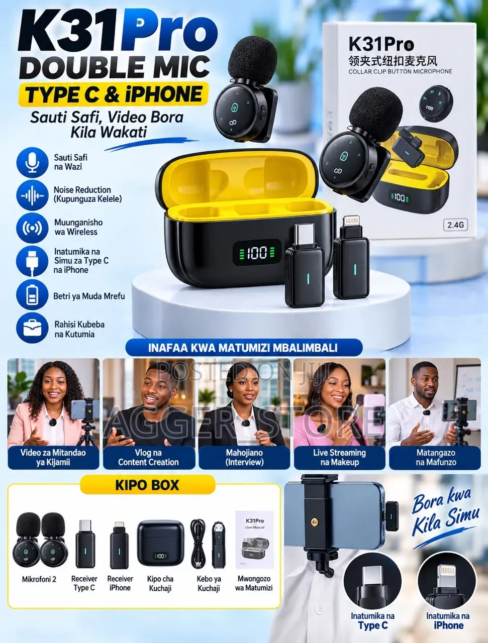  Pro Double Mic Type C iPhone