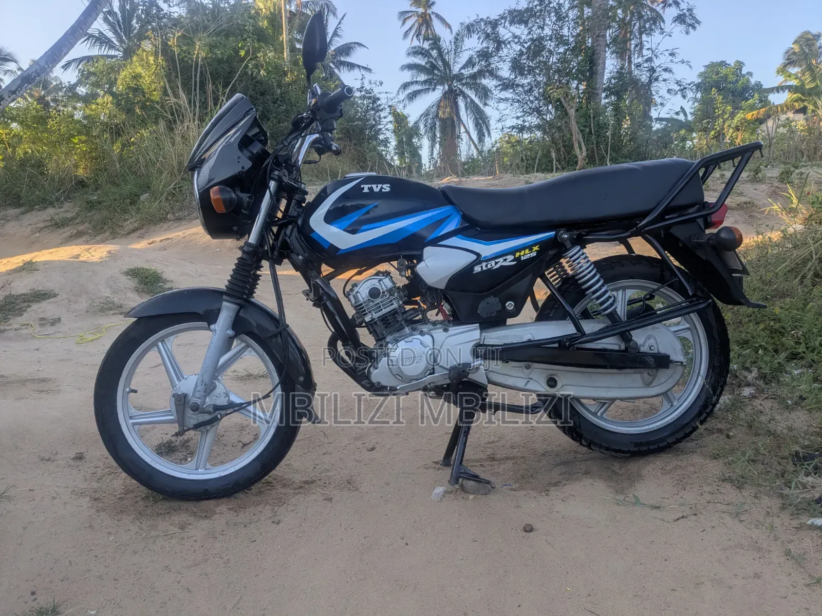 TVS HLX 125 2025 Black