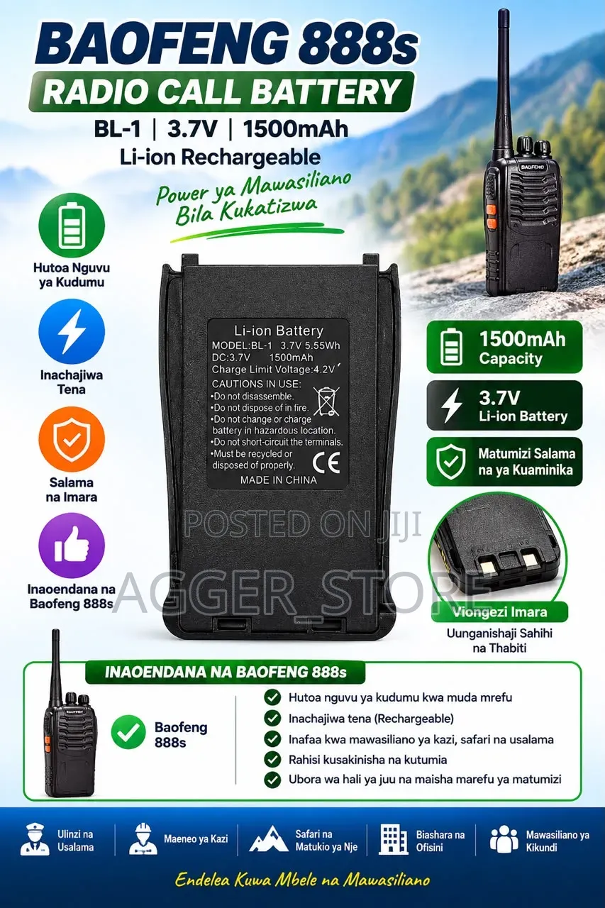 Baofeng 888s Radio Call Battery