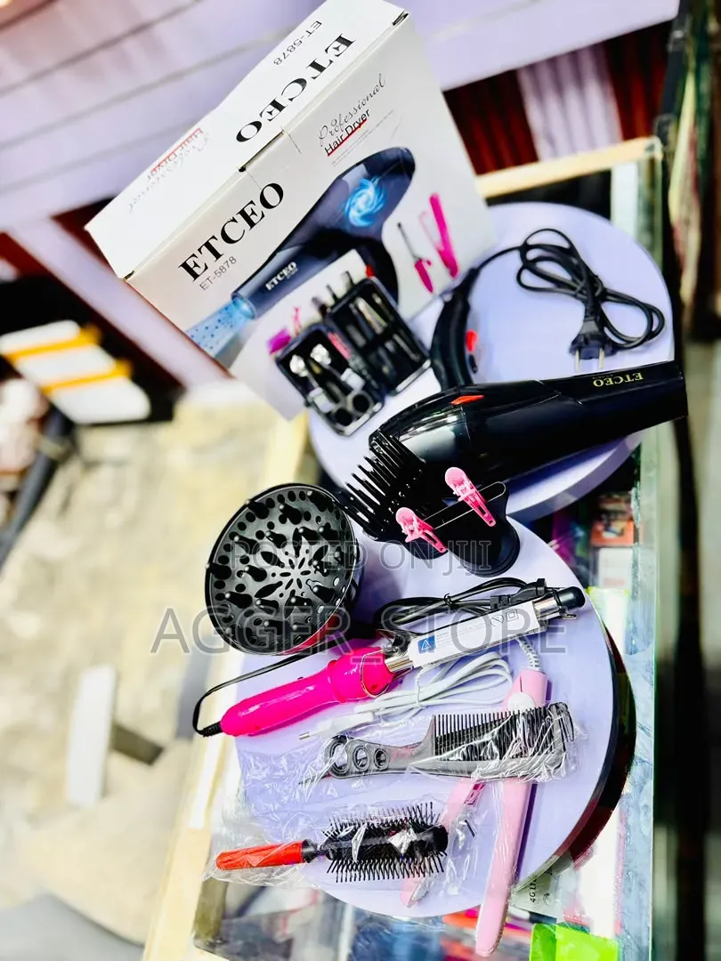 ETCEO ET-5878 Professional Hair Dryer Set