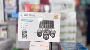 Triple-Lens PTZ Solar Security Camera