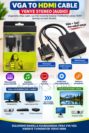 VGA to HDMI Adapter With Audio