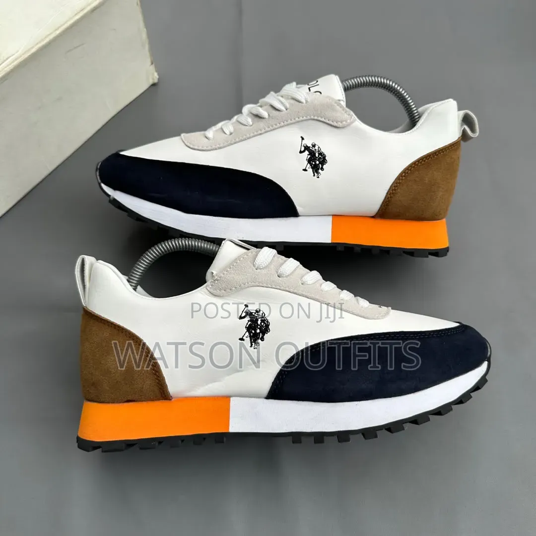 4 Colours Polo Brand Beautiful Design Men's Leather Shoes or Sneakers
