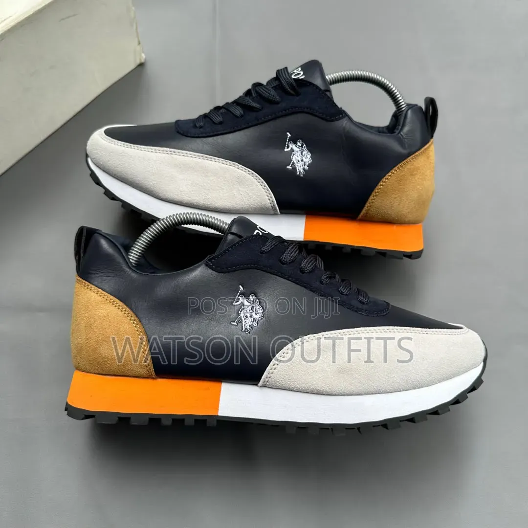 4 Colours Polo Brand Beautiful Design Men's Leather Shoes or Sneakers