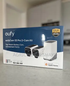 eufyCam S3 Pro 2-Cam Kit– Solar Security System With MaxColor Vision