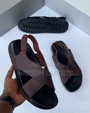 Ecco Brand 2 Colours Sendo Za Kiume or Men's Leather Sandals