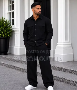 Men's New and Original Fulls Wear Long Sleeved Shirts and Trousers