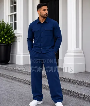 Men's New and Original Fulls Wear Long Sleeved Shirts and Trousers