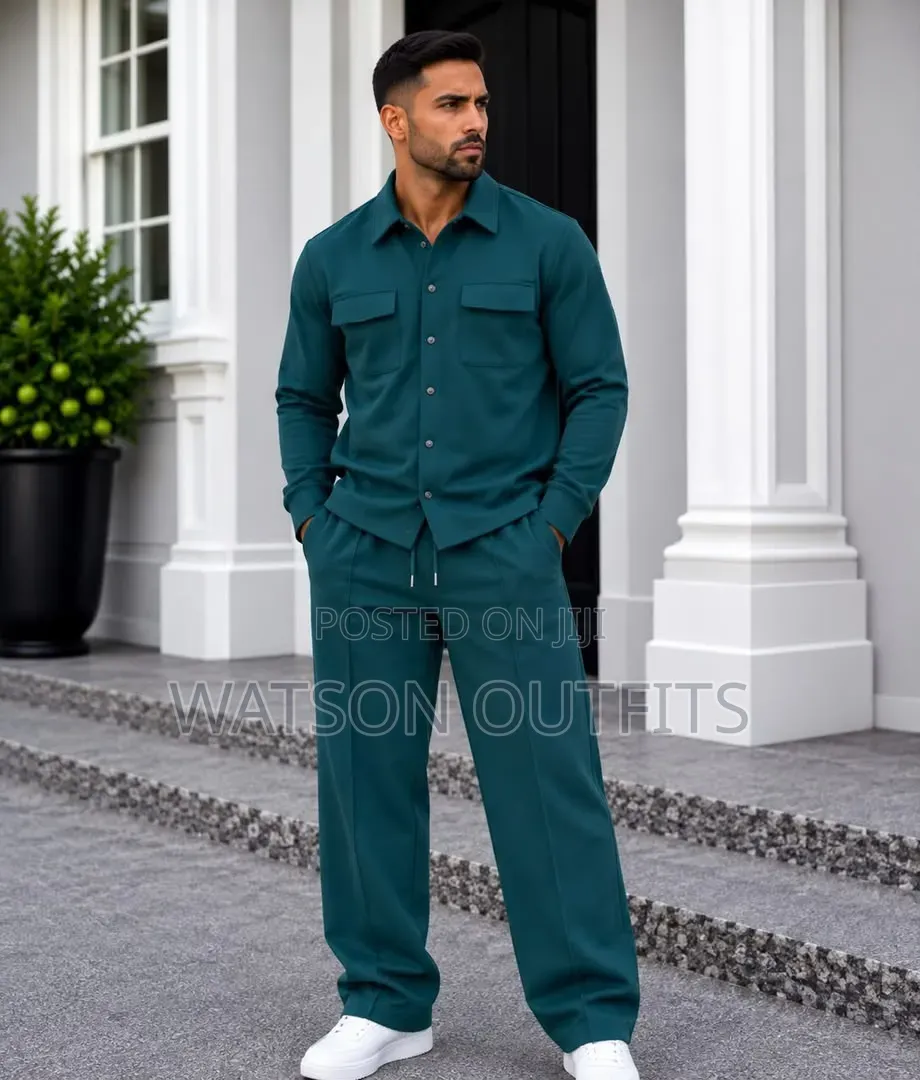 Men's New and Original Fulls Wear Long Sleeved Shirts and Trousers