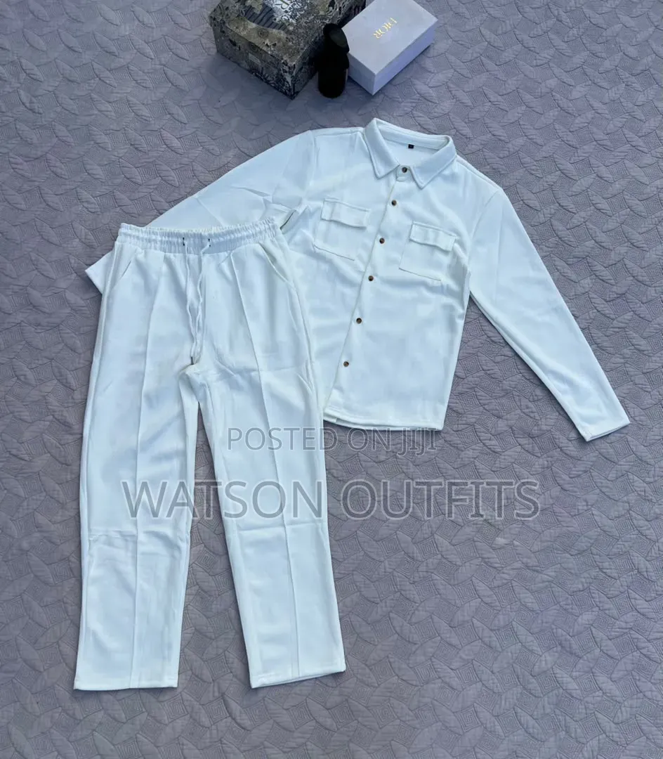 Men's New and Original Fulls Wear Long Sleeved Shirts and Trousers